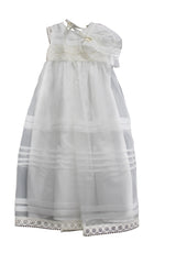 ROPON NIÑA ORGANZA MOD. 66501 COL. BEIGE