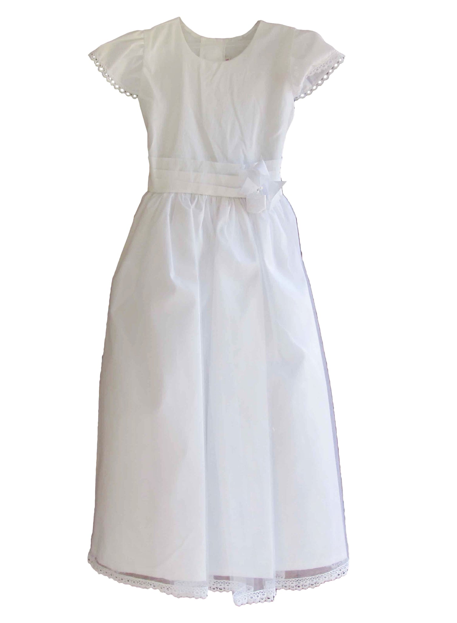 VESTIDO 1ERA COMUNION MOD. L.M COL. BLANCO